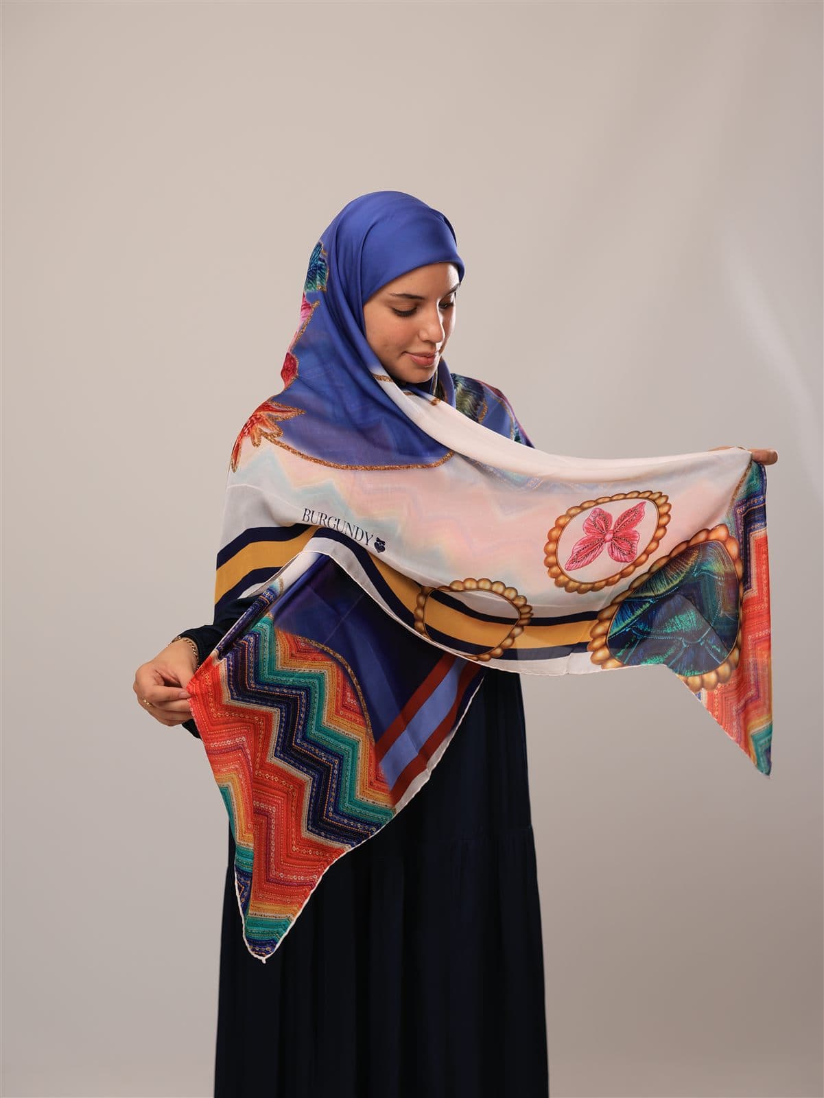 Missoni Inspired Silk Scarf 12